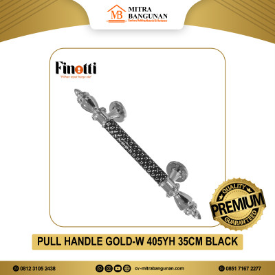 PULL HANDLE GOLD-W 405YH 35CM BLACK